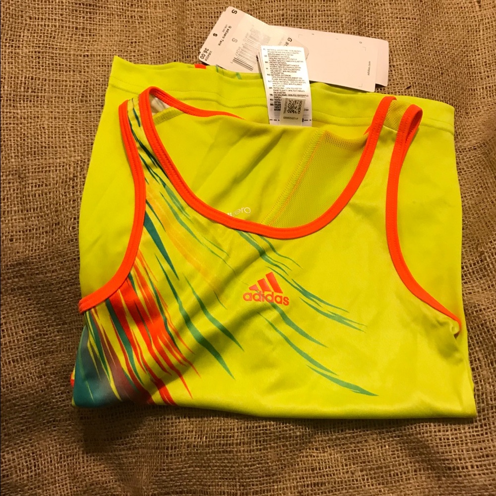NWT Adidas Performance G Adizero Tank Lablime SZ:S